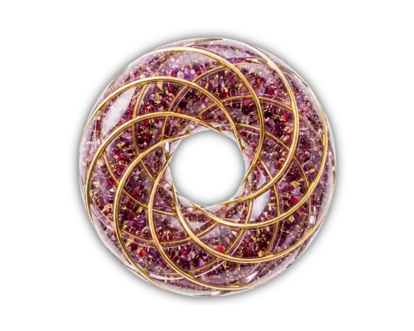 Crimson Moon GaiaWavez Gold Cosmic Donut