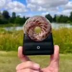 Gaia Wavez Frequency Donut Red and Blue by Water
