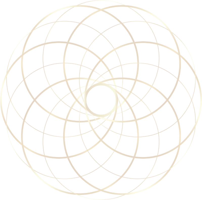 Gaia Wavez Mandala Logo 28% Opacity